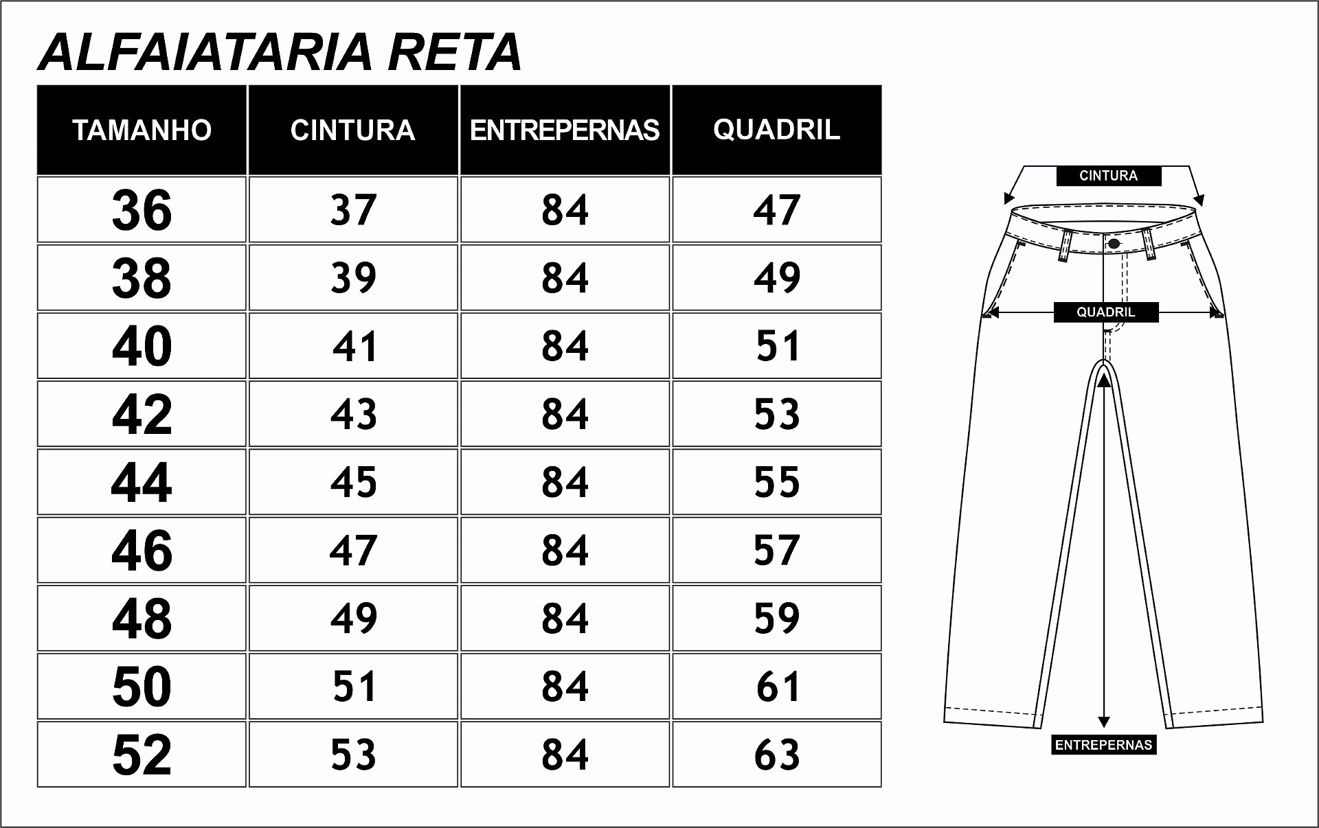 Imagem com medidas do produto.